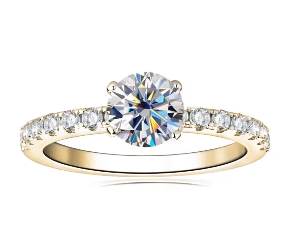 "Crystal" Round Cut Ring