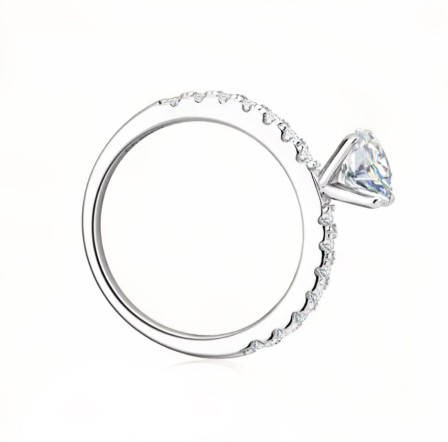 "Crystal" Round Cut Ring