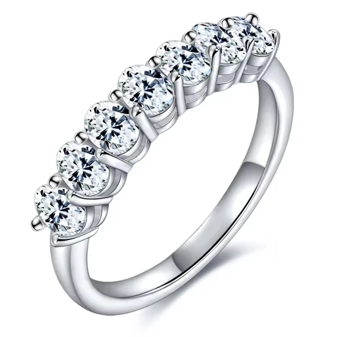 "Lacey" Oval Cut Infinity Band
