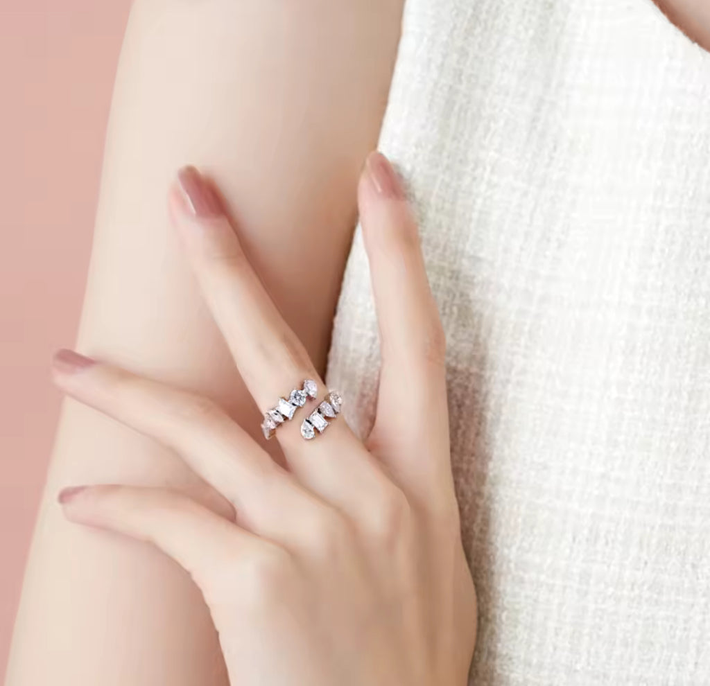 "Charlotte" Mixed Cut Ring