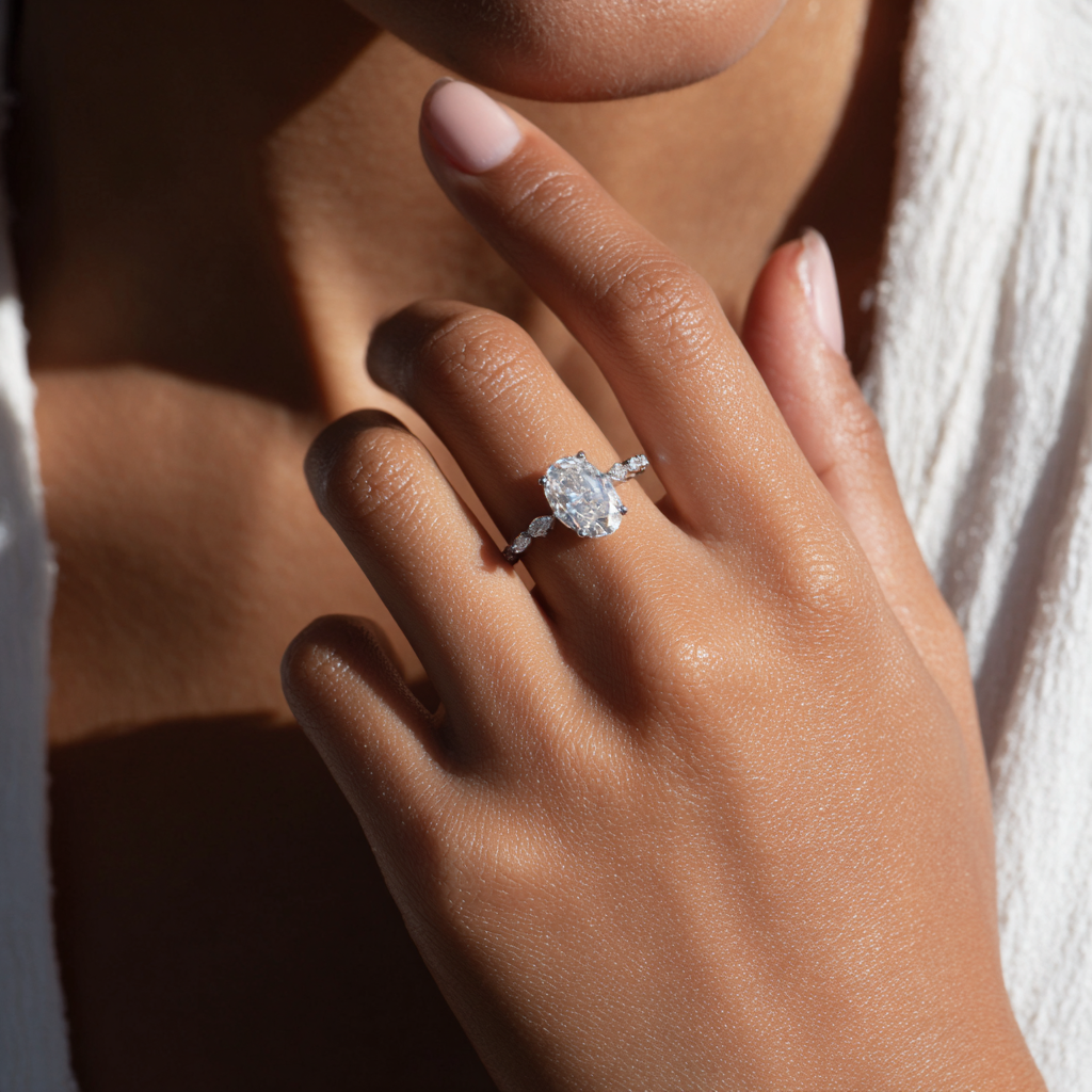 "Livia" Oval Cut Ring